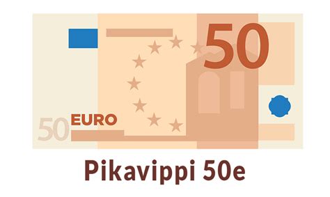 50e pikavippi nopeasti ja vaivattomasti - hae nyt!